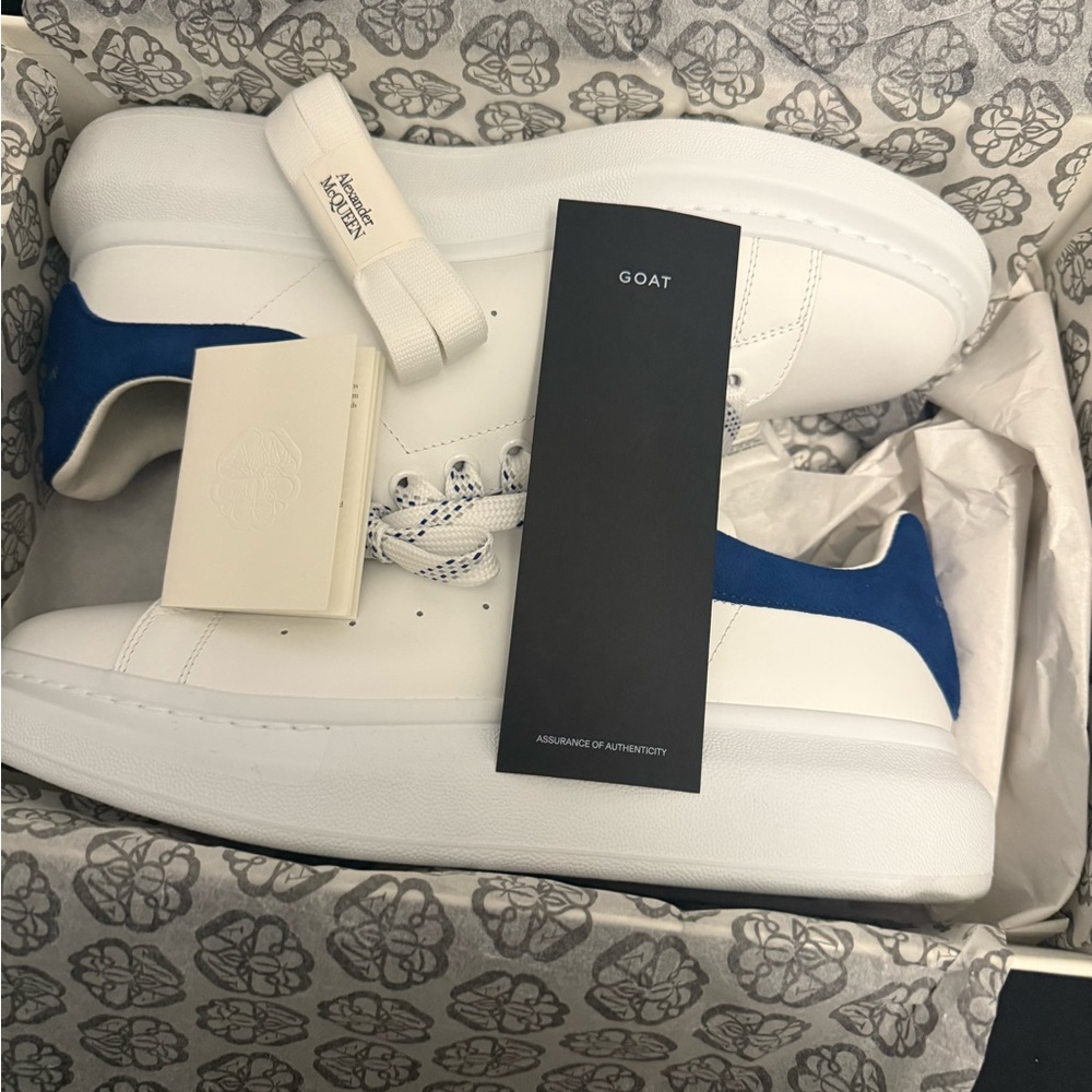 Alexander McQueen size 12 worn once royal blue